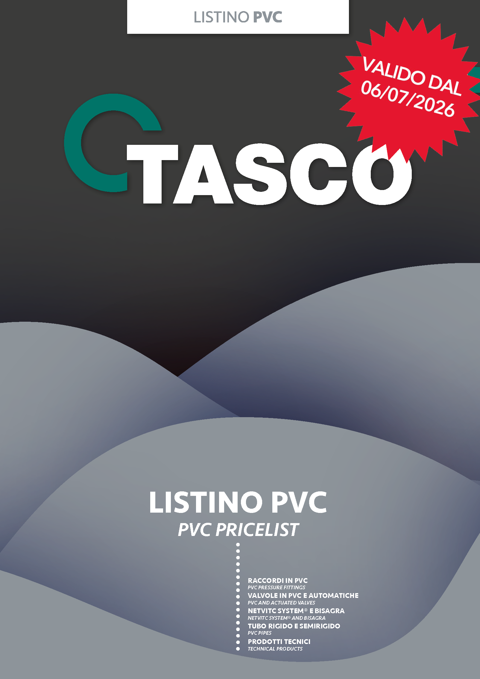 LISTINO PVC 2025